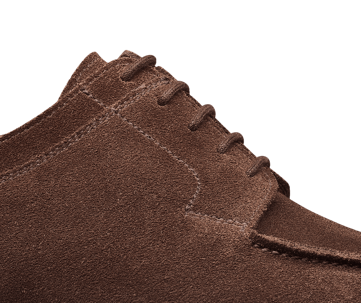 Hardwick Dark Brown Suede