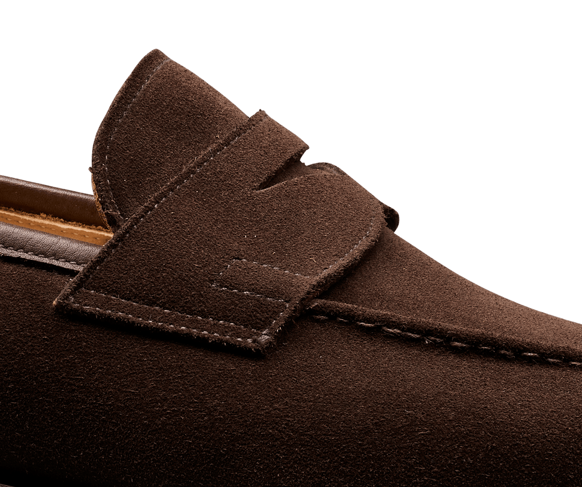 Sydney Dark Brown Suede