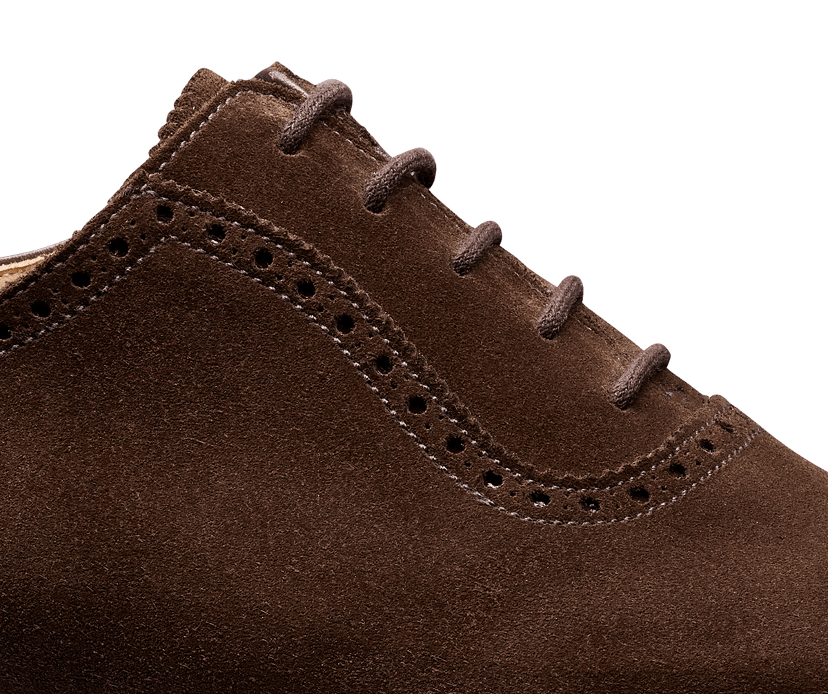 Westbourne Dark Brown Calf Suede