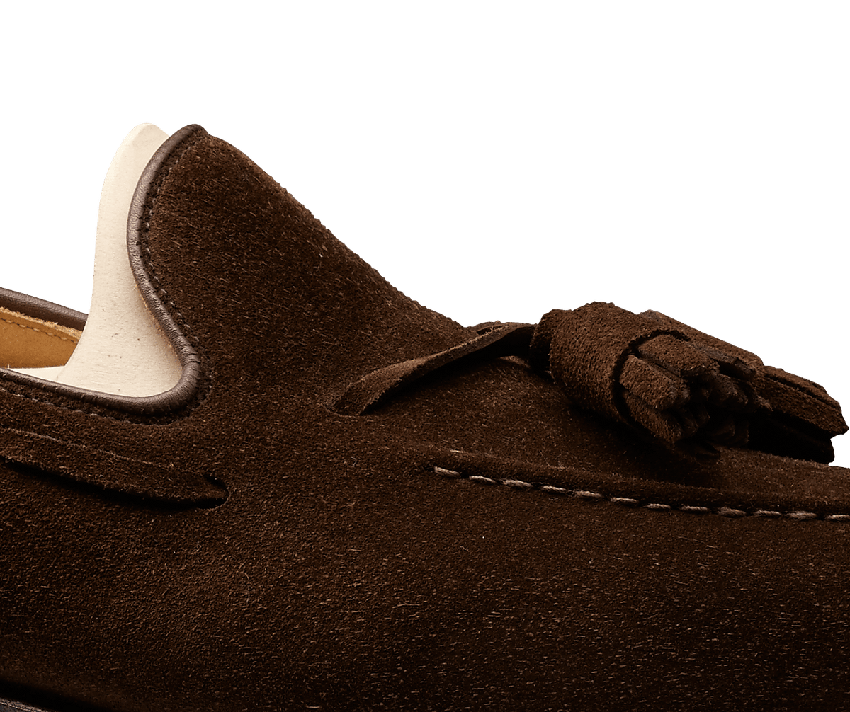 Cavendish Dark Brown Calf Suede