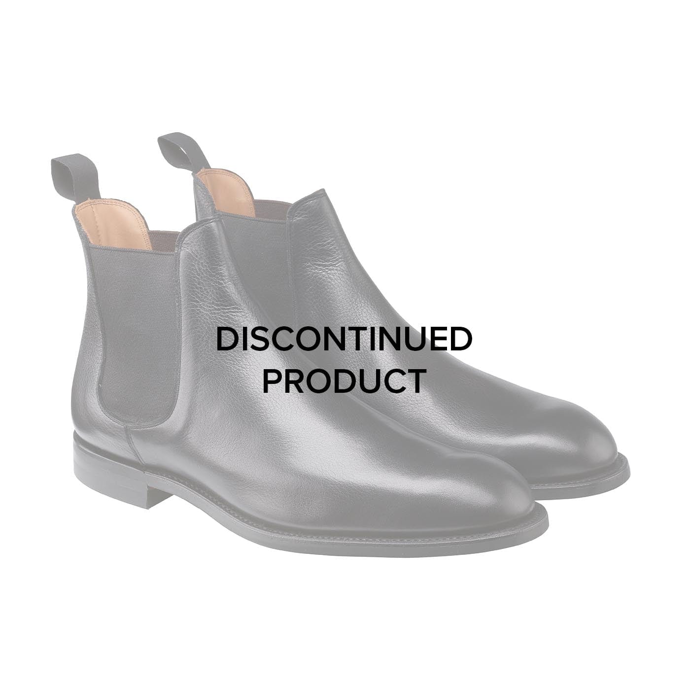 Chelsea 5 Black Milled Calf - White Background