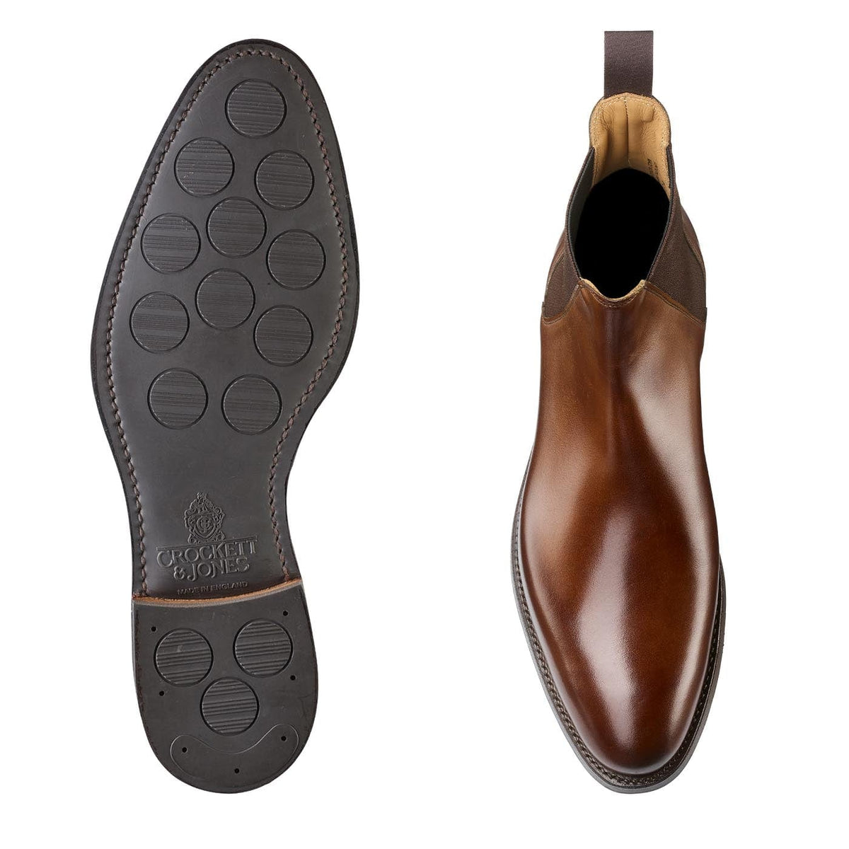 Chelsea 8 Boot – Dark Brown Burnished Calf Leather | Pellevista