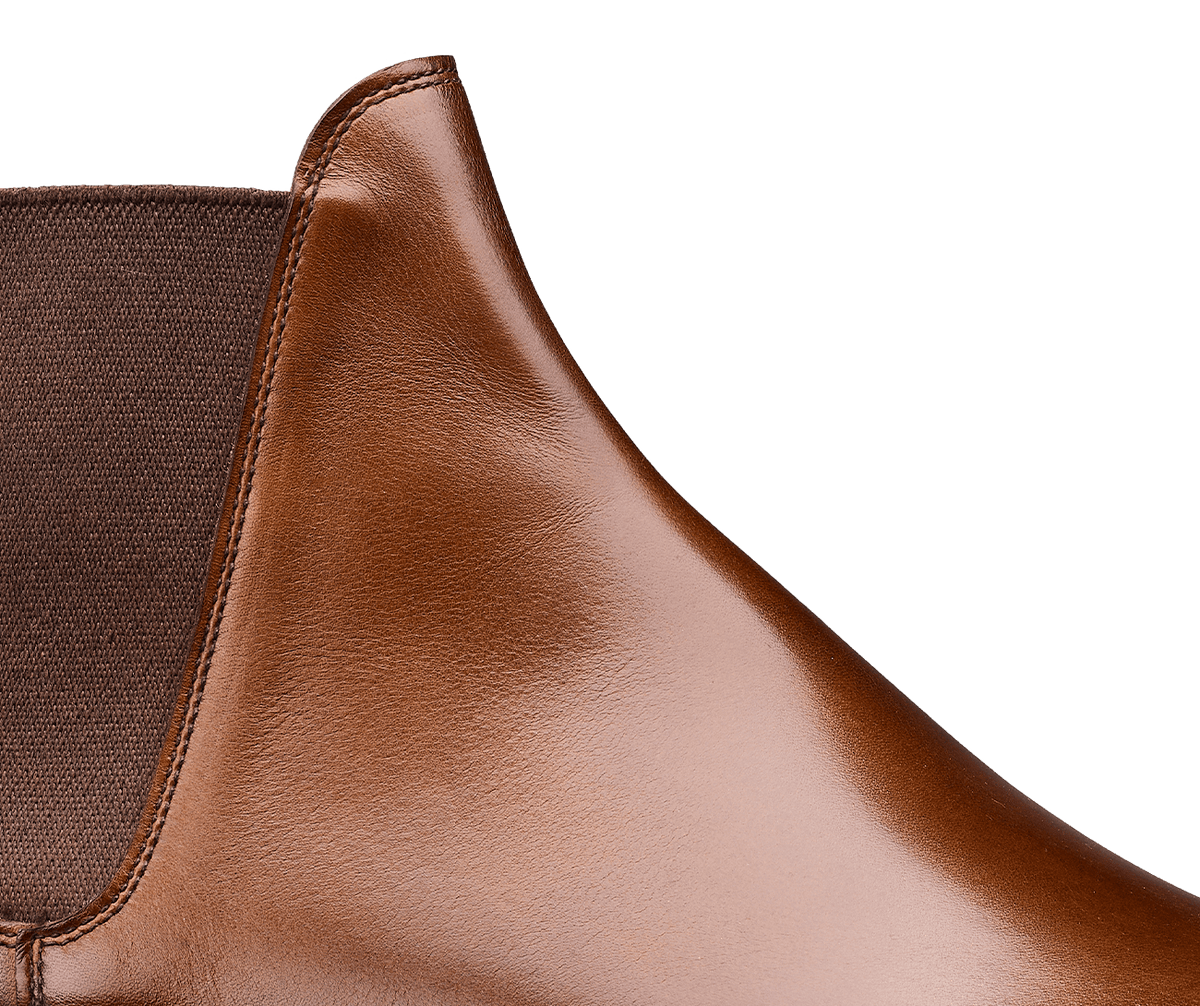 Chelsea 8 Boot – Dark Brown Burnished Calf Leather | Pellevista