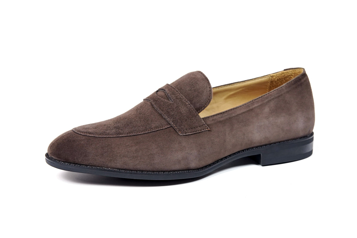 Suede Penny Loafers