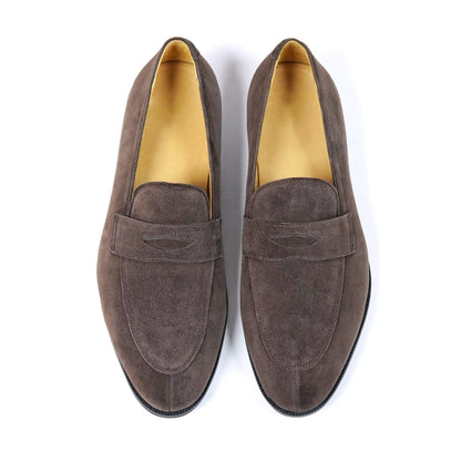 Suede Penny Loafers