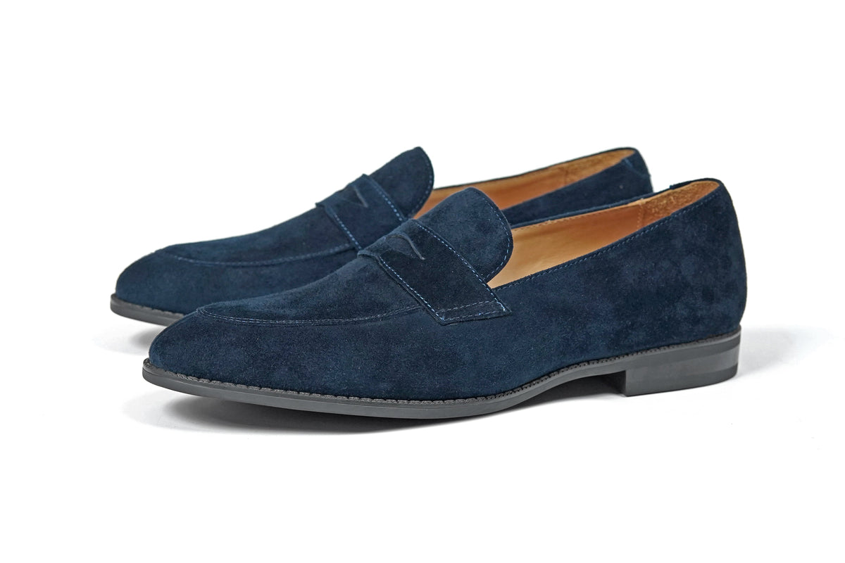Suede Penny Loafers