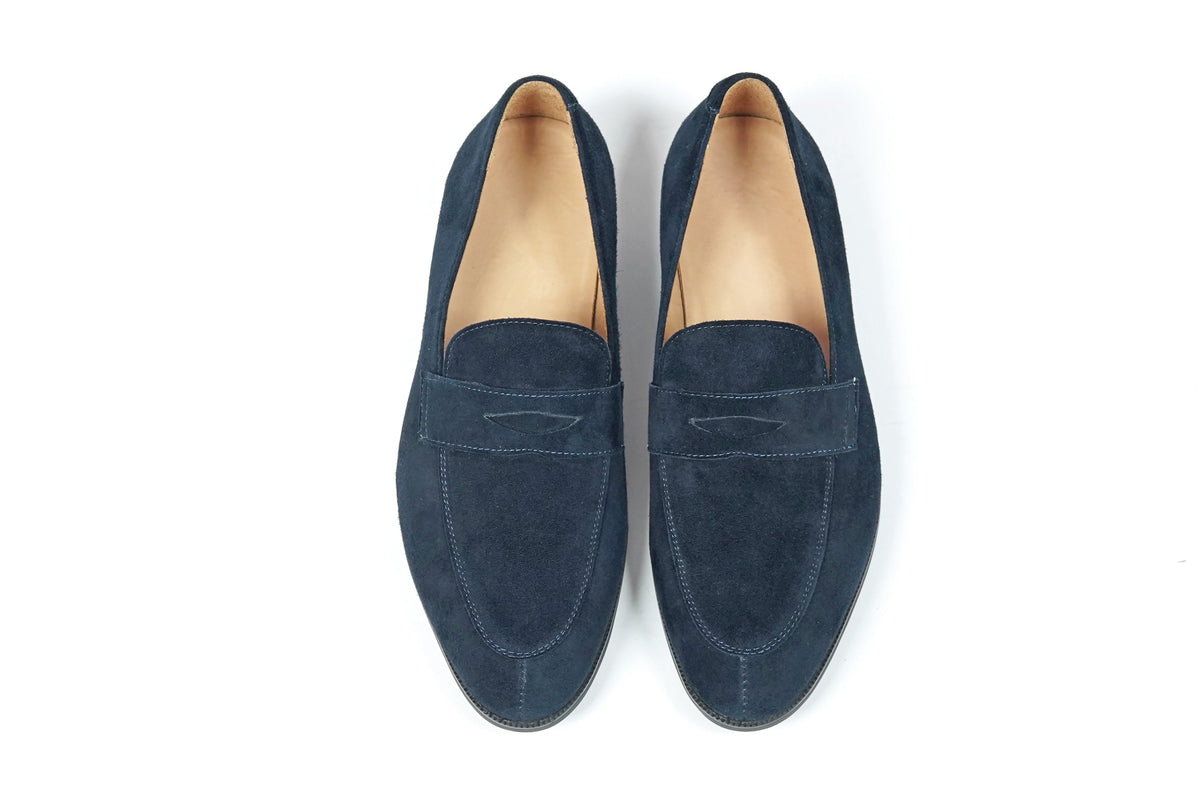 Suede Penny Loafers