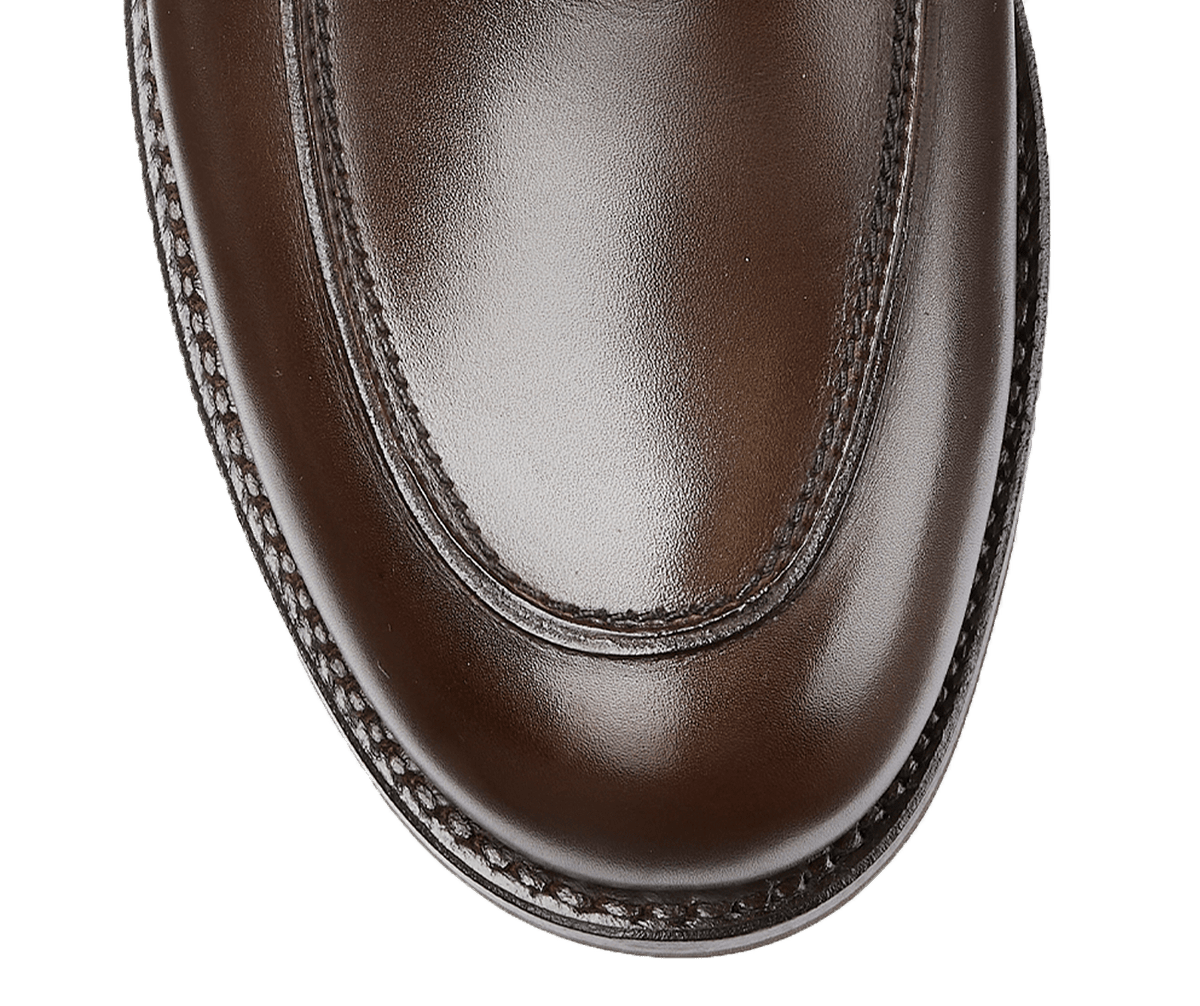 Dover Dark Brown Wax Calf