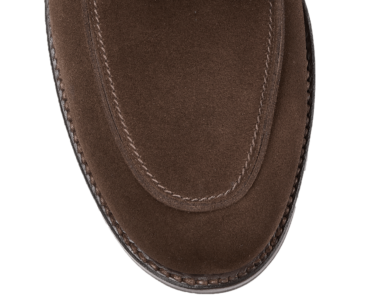 Dover Dark Brown Suede