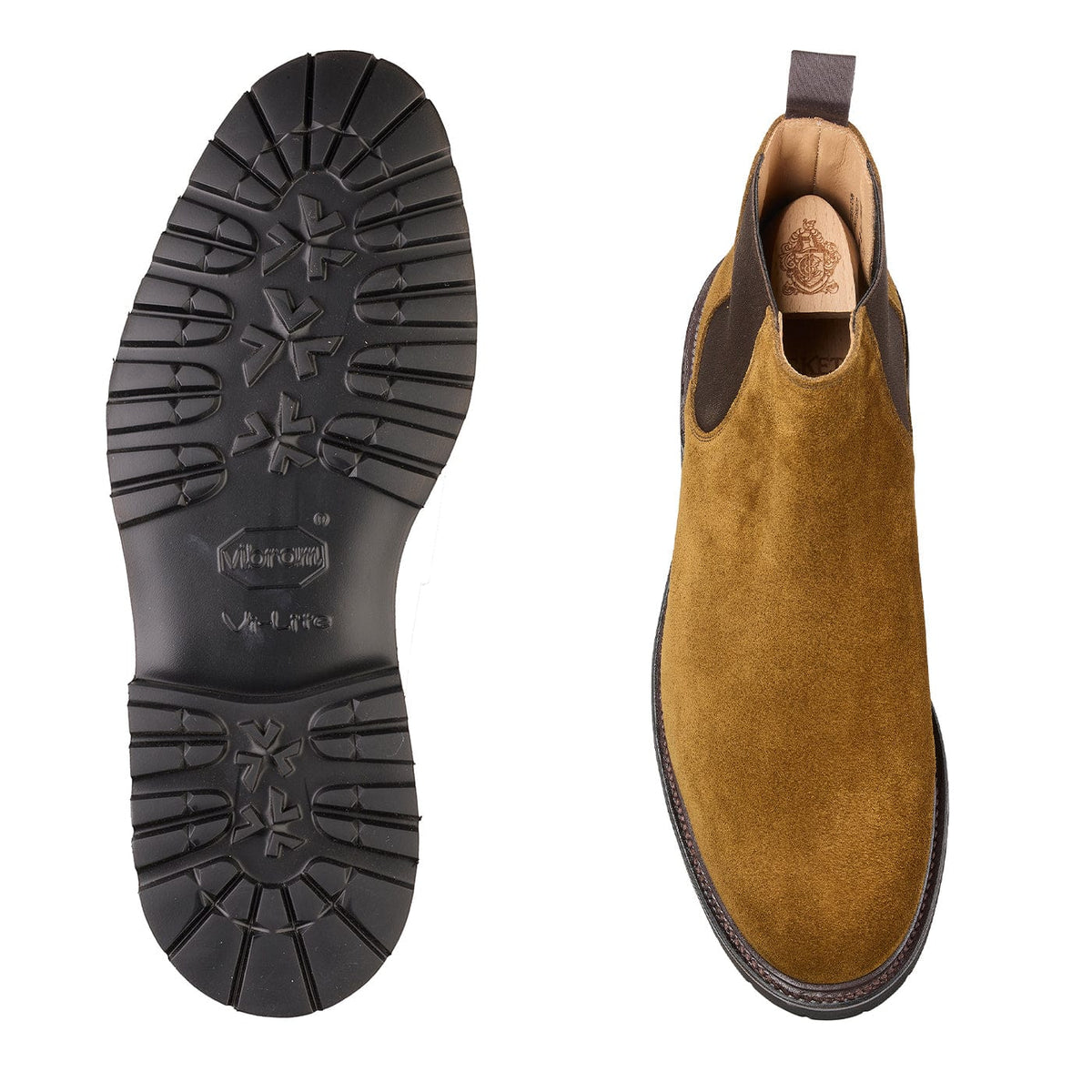 Elgin Chelsea Boot – Seaweed Repello Suede | Pellevista
