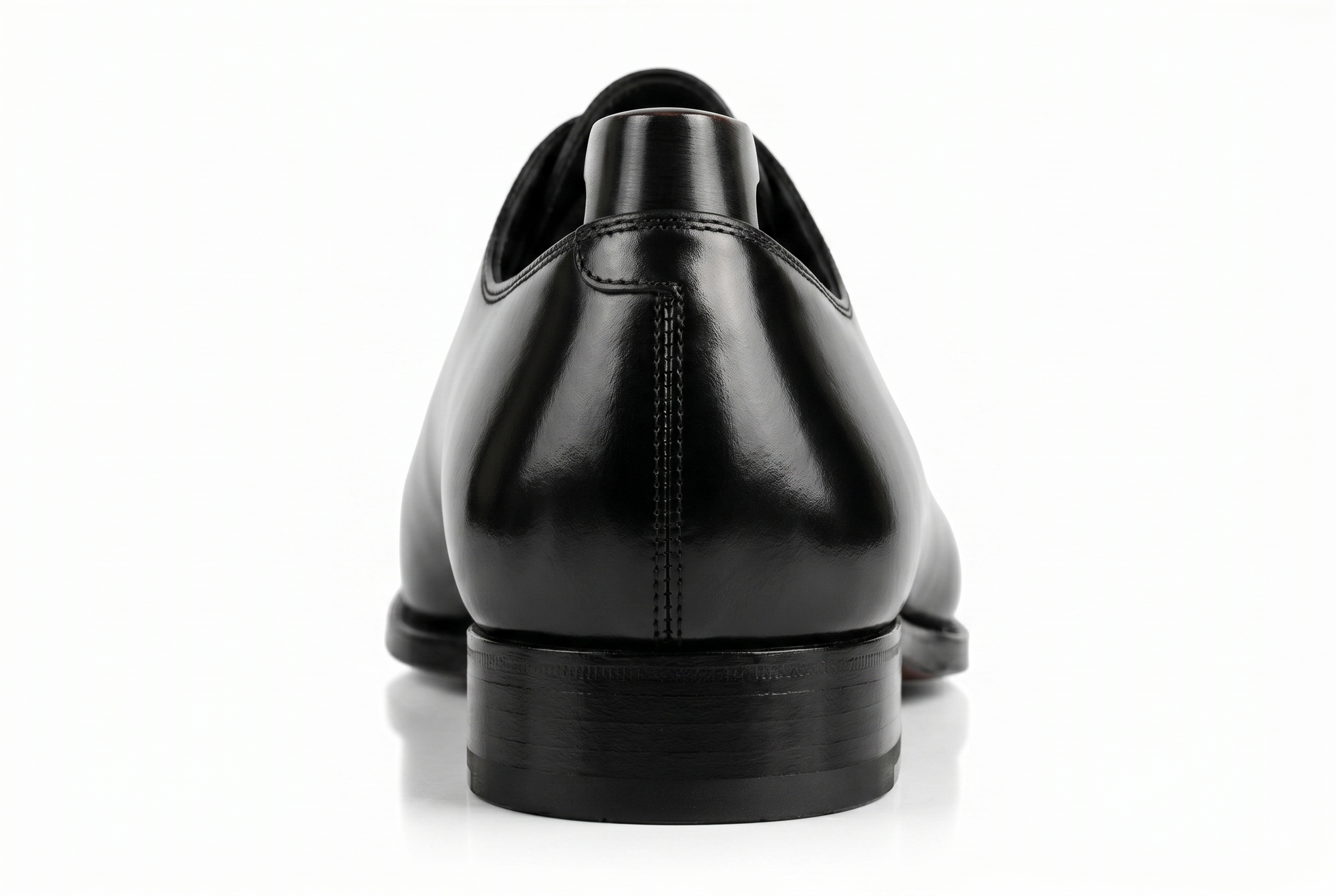 Men's Handmade Black Leather Wholecut Oxford Dress Shoes | PelleVista