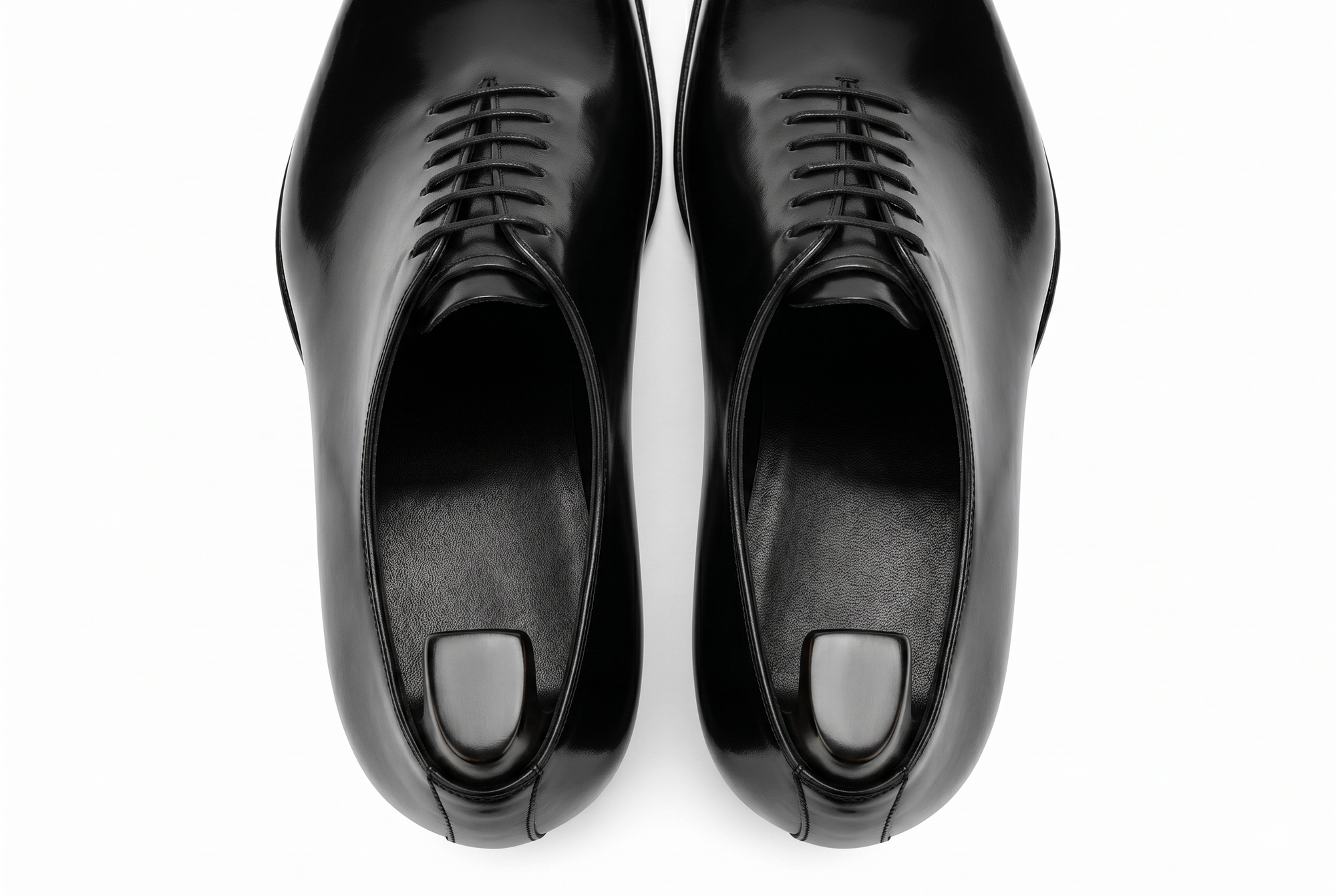 Men's Handmade Black Leather Wholecut Oxford Dress Shoes | PelleVista