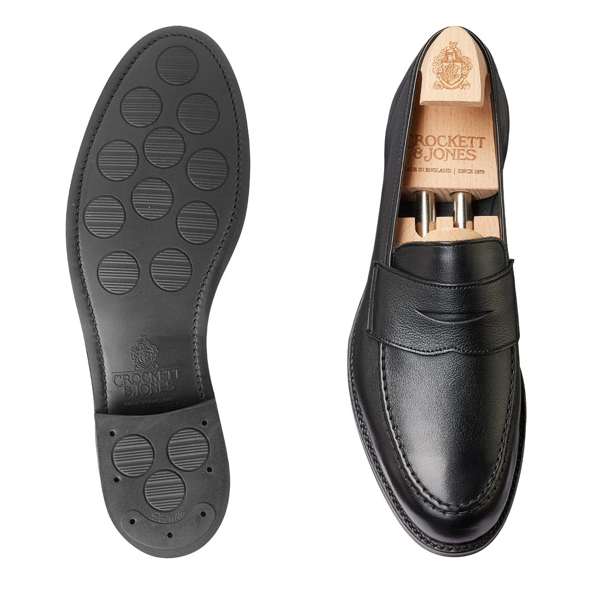 Harvard 2 Black Milled Calf