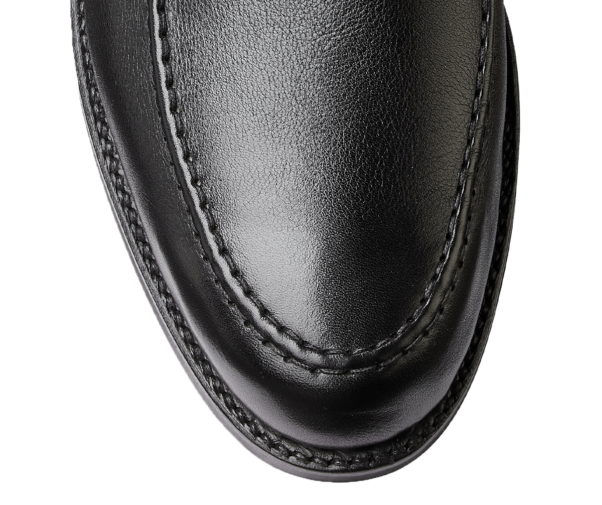 Harvard 2 Black Milled Calf
