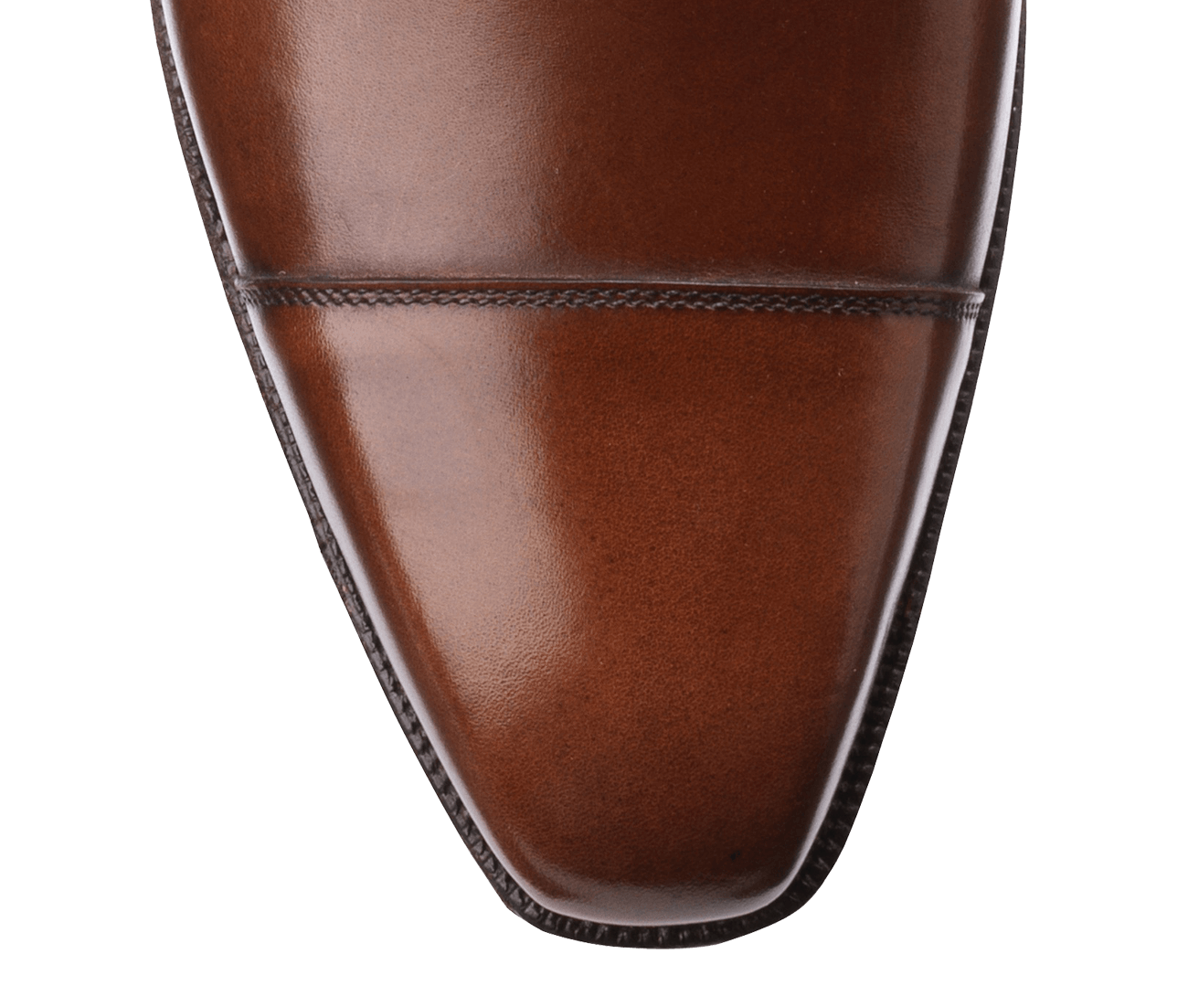 Lowndes Double Monk Shoe – Dark Brown Burnished Calf | Leather Sole | Pellevista