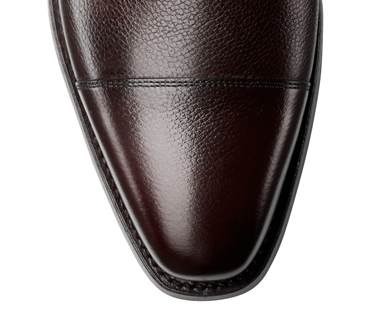 Lowndes Double Monk Shoe – Dark Brown Pebble Grain | City Sole | Pellevista