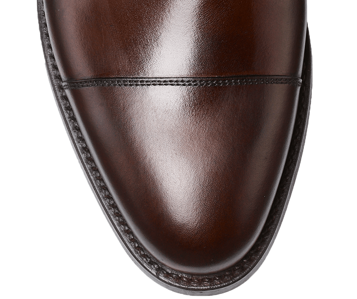 Lowndes 4 Double Monk Shoe – Dark Brown Burnished Calf | City Sole | Pellevista