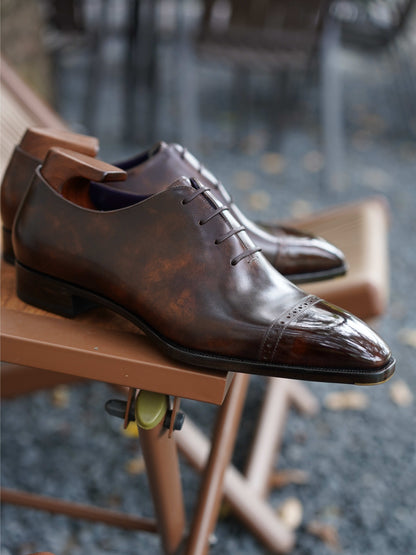 QUARTER BROGUE OXFORD  SHOES 5040