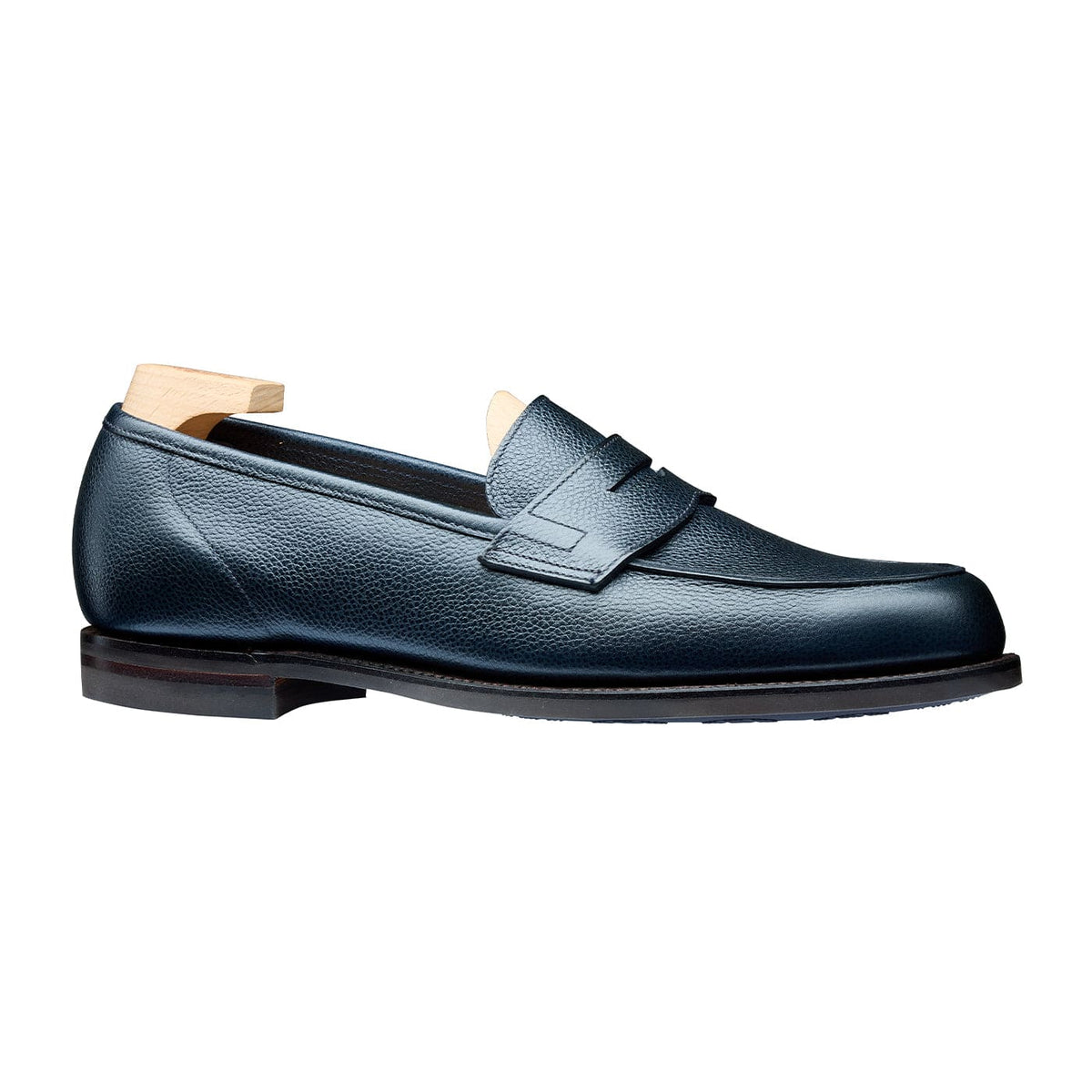 Richmond 2 Navy Pebble Grain