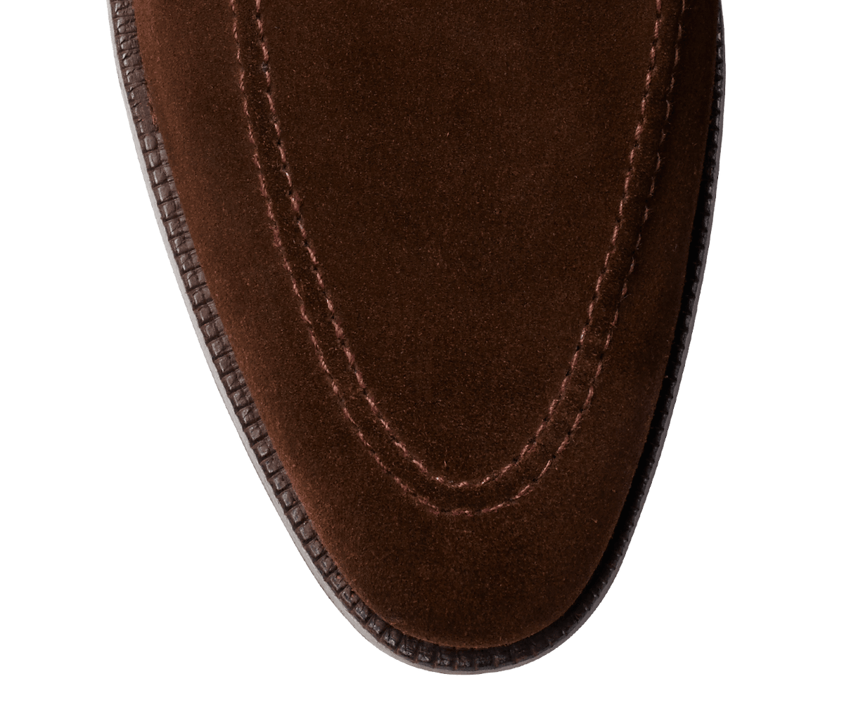 Teign Dark Brown Suede
