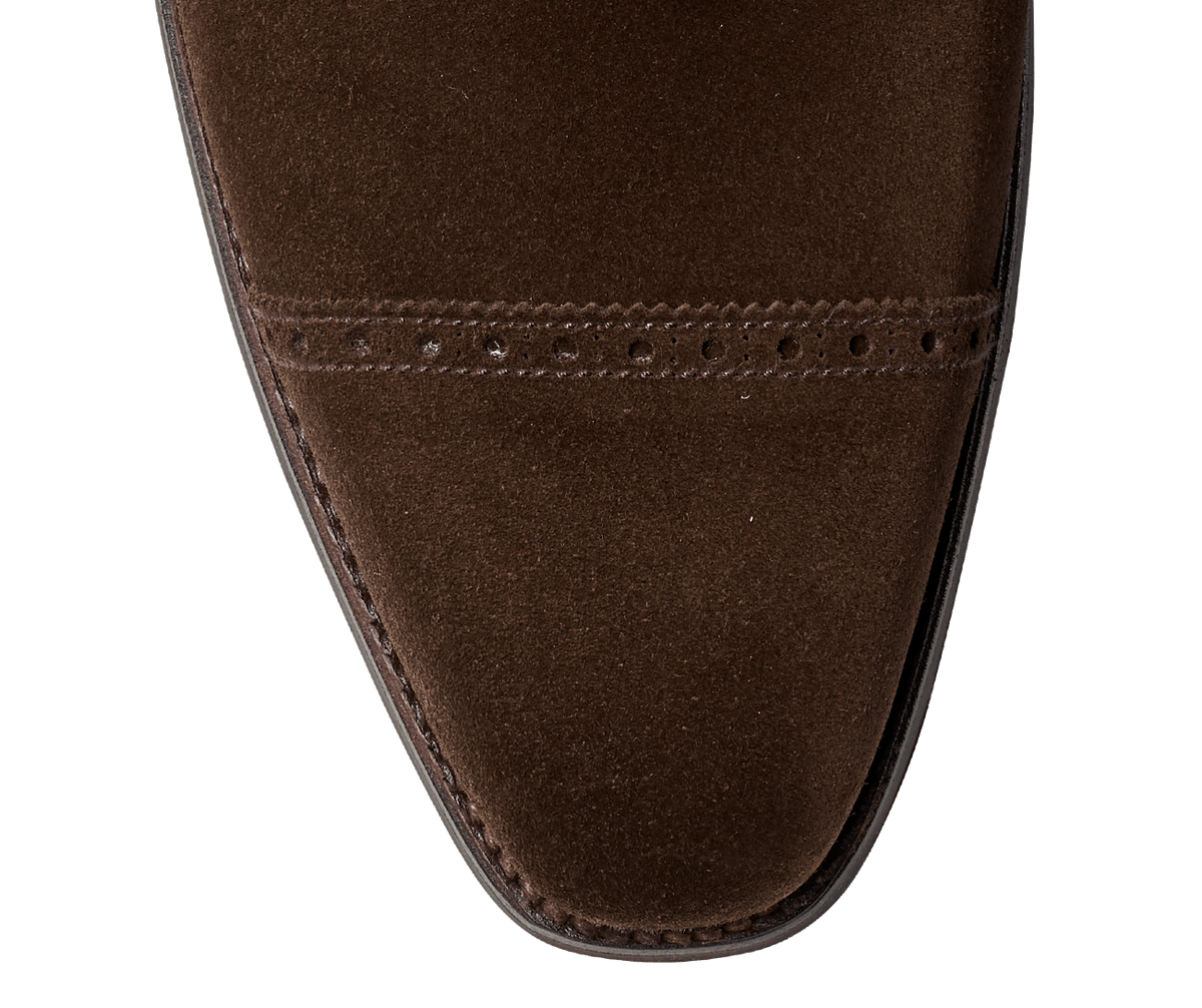 Westbourne Dark Brown Calf Suede