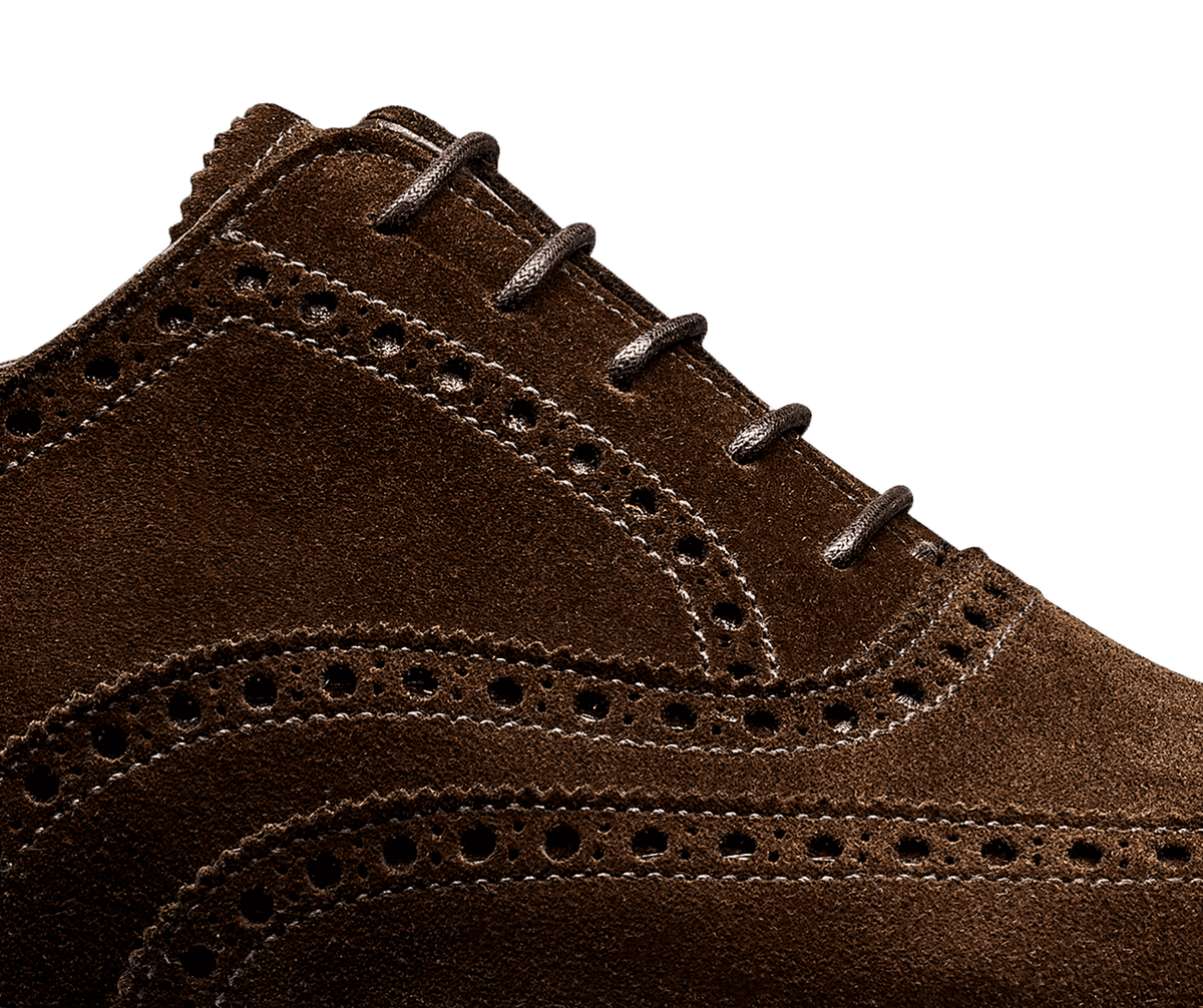 Westgate 2 Dark Brown Calf Suede