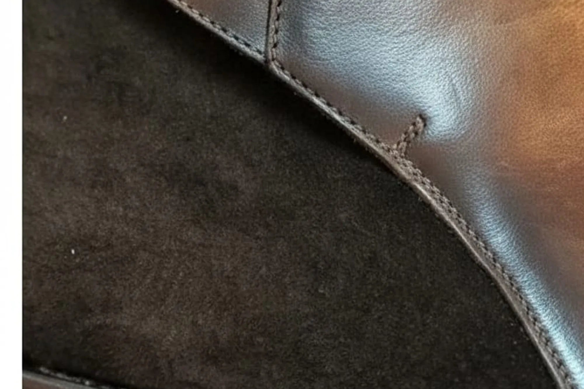 PelleVista Handcrafted Men's Jodhpur Boots | Two-Tone Leather &amp; Suede with Gold Buckle