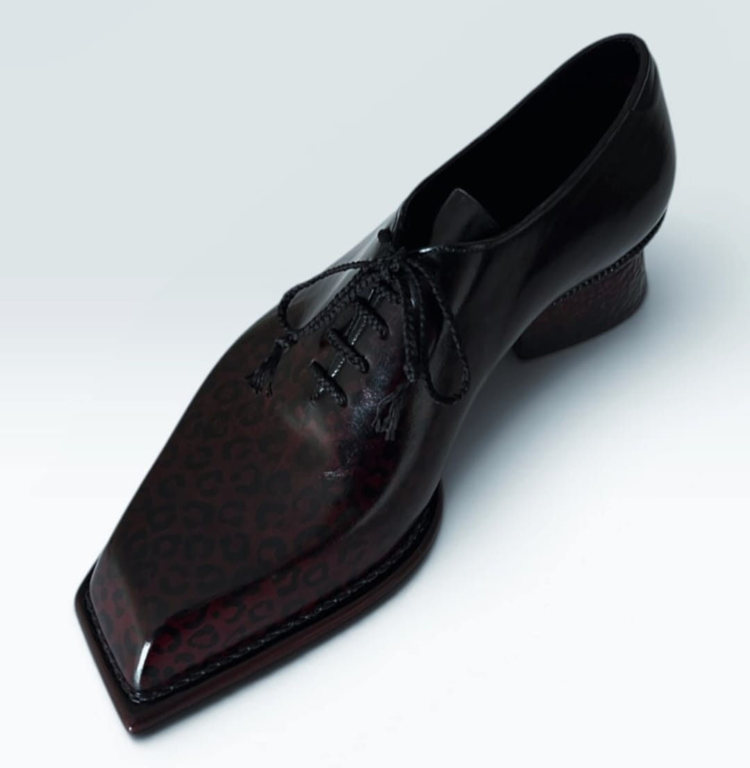 Obsidian Vanguard Men’s Oxblood Leather Oxford Shoes