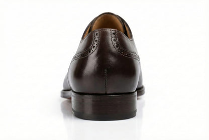 Pellevista Oxford Black Leather Shoes, Red Sole | Premium Formal Men’s Footwear